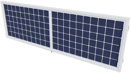 Závěsné fotovoltaické zábradlí