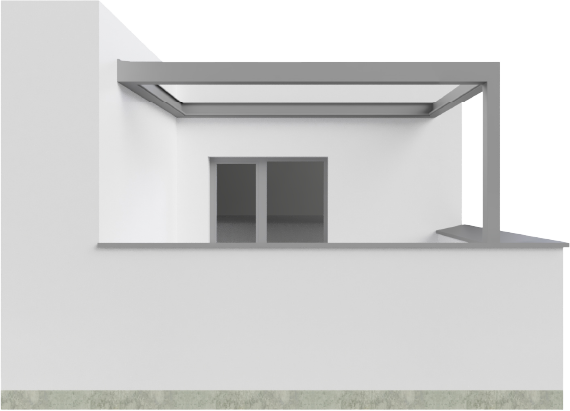 Zastřešení balkonu pergola